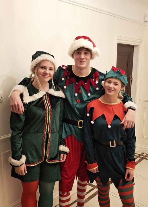 3 of Santa's Elves